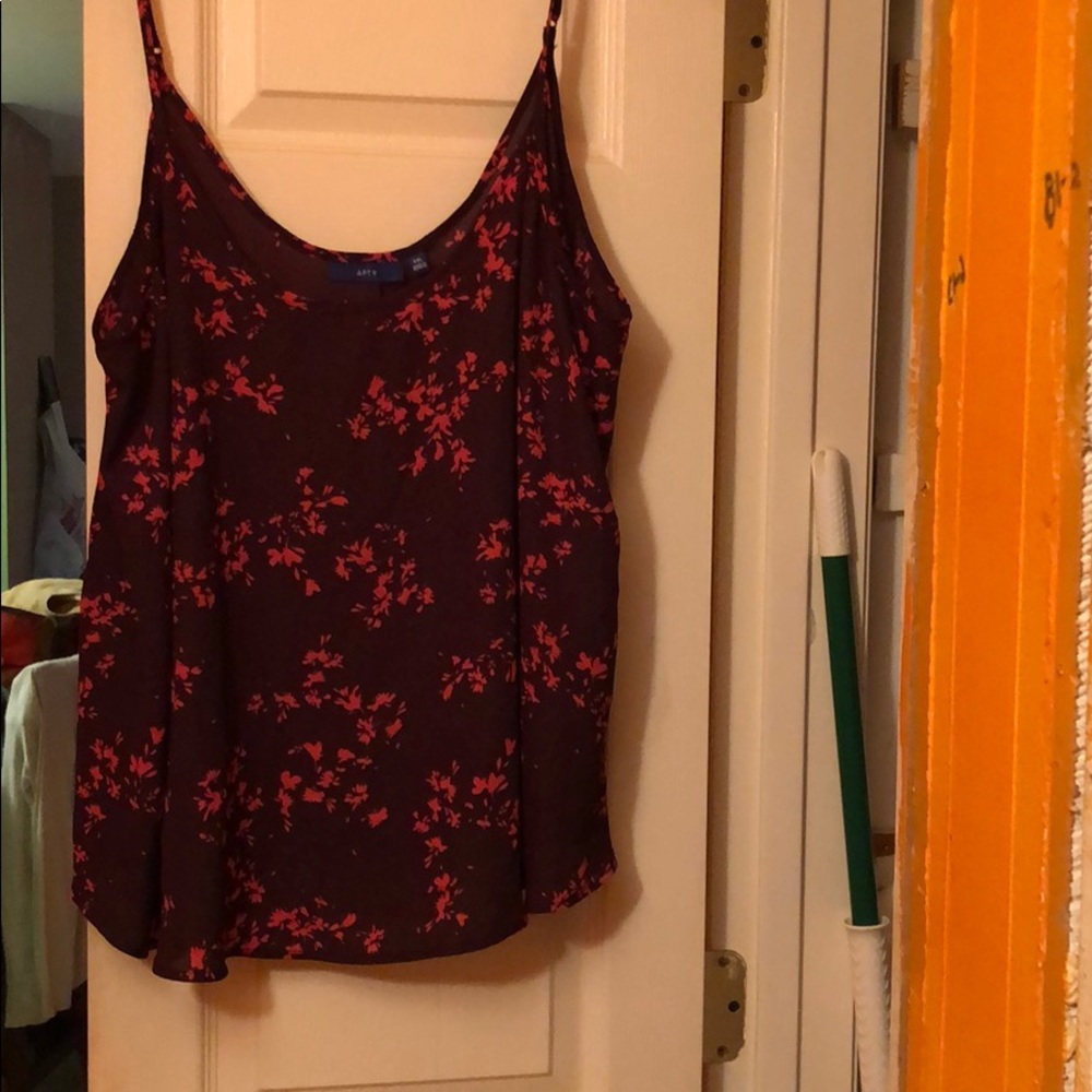 NWT Plum and coral tank top